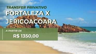 TRANSFER PRIVATIVO FORTALEZA / JERICOACOARA - PARA 6 PESSOAS (IDA OU VOLTA)